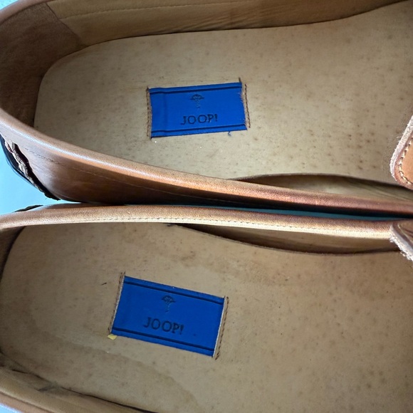 JOOP! Men’s Brown Leather Loafers Moccasins size 11,5 / 12
